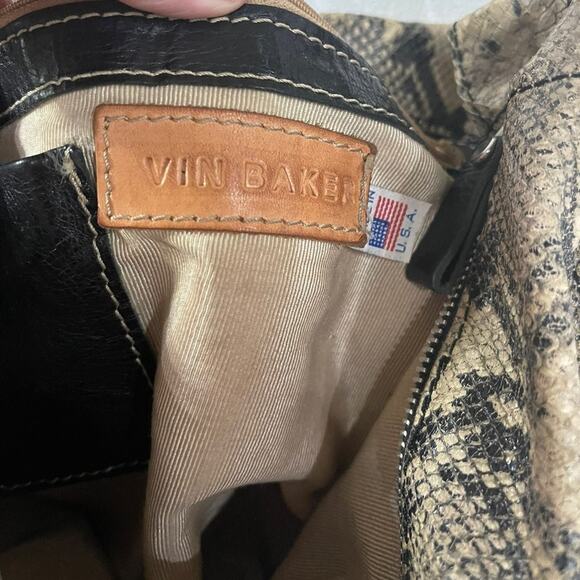 Vin Baker vintage snakeskin leather purse - Picture 13 of 13